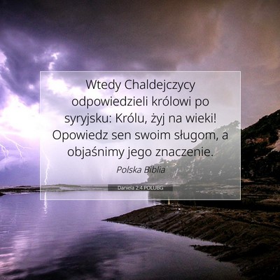 Daniela 2:4 Werset Biblijny Wyjaśniony