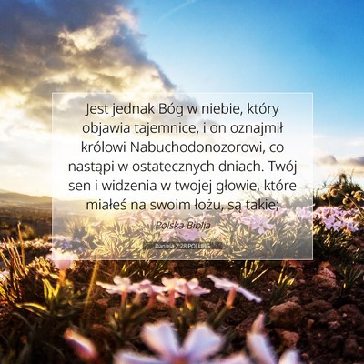 Daniela 2:28 Werset Biblijny Wyjaśniony