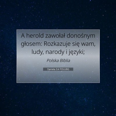 Daniela 3:4 Werset Biblijny Wyjaśniony