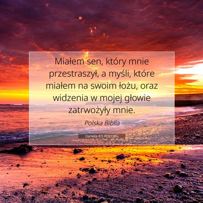 Daniela 4:5 POLUBG Obraz Wersetu Biblijnego