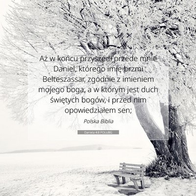 Daniela 4:8 POLUBG Obraz Wersetu Biblijnego