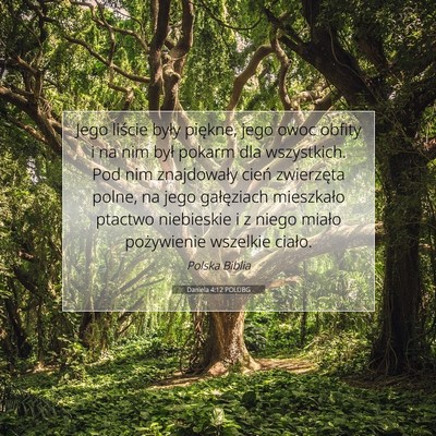 Daniela 4:12 POLUBG Obraz Wersetu Biblijnego