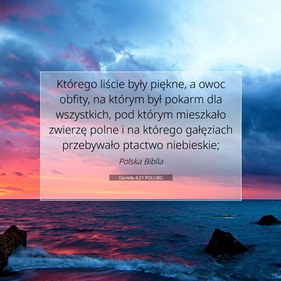 Daniela 4:21 POLUBG Obraz Wersetu Biblijnego