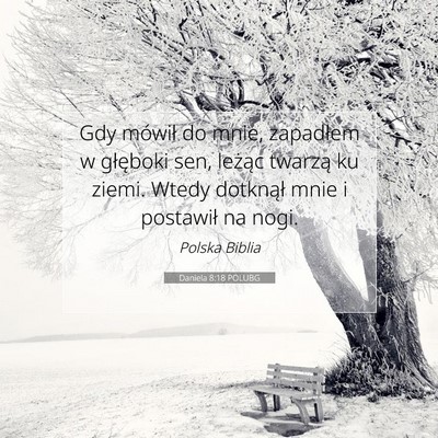 Daniela 8:18 POLUBG Obraz Wersetu Biblijnego