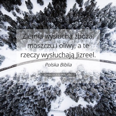 Ozeasza 2:22 POLUBG Obraz Wersetu Biblijnego