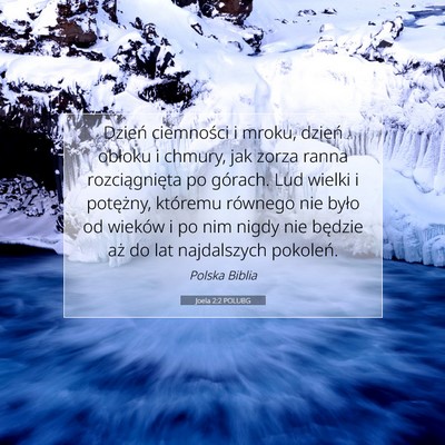 Joela 2:2 POLUBG Obraz Wersetu Biblijnego