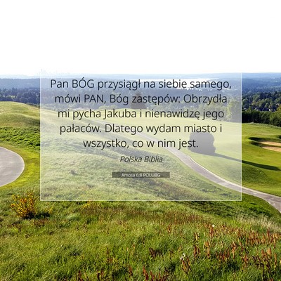 Amosa 6:8 POLUBG Obraz Wersetu Biblijnego
