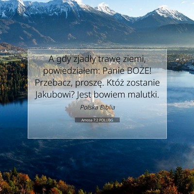 Amosa 7:2 POLUBG Obraz Wersetu Biblijnego