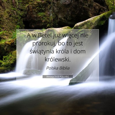 Amosa 7:13 POLUBG Obraz Wersetu Biblijnego