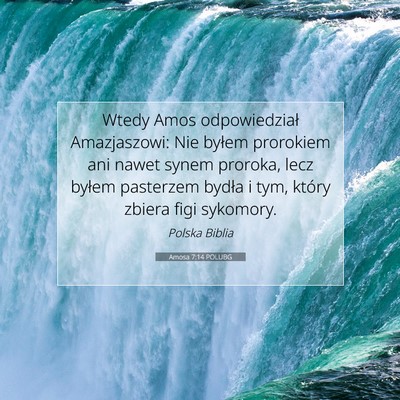 Amosa 7:14 POLUBG Obraz Wersetu Biblijnego