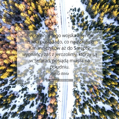 Abdiasza 1:20 Werset Biblijny Wyjaśniony