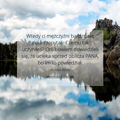Jonasza 1:10 Werset Biblijny Wyjaśniony