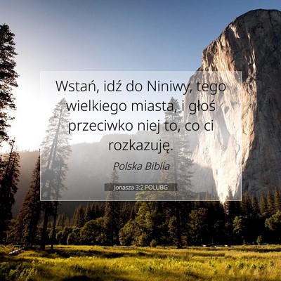 Jonasza 3:2 POLUBG Obraz Wersetu Biblijnego