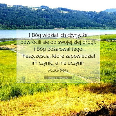 Jonasza 3:10 POLUBG Obraz Wersetu Biblijnego