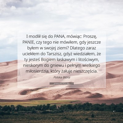 Jonasza 4:2 POLUBG Obraz Wersetu Biblijnego