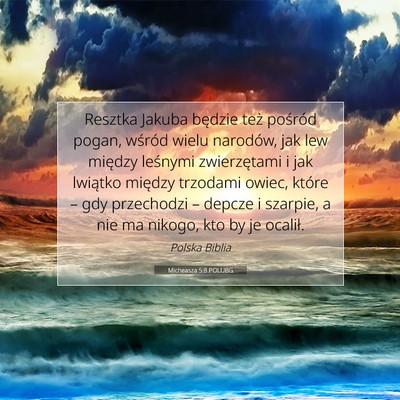 Micheasza 5:8 POLUBG Obraz Wersetu Biblijnego