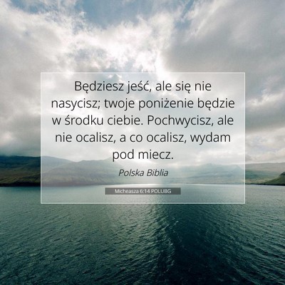 Micheasza 6:14 Werset Biblijny Wyjaśniony