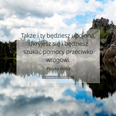 Nahuma 3:11 POLUBG Obraz Wersetu Biblijnego