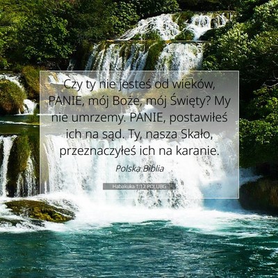 Habakuka 1:12 POLUBG Obraz Wersetu Biblijnego