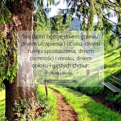 Sofoniasza 1:15 POLUBG Obraz Wersetu Biblijnego