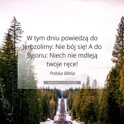 Sofoniasza 3:16 POLUBG Obraz Wersetu Biblijnego