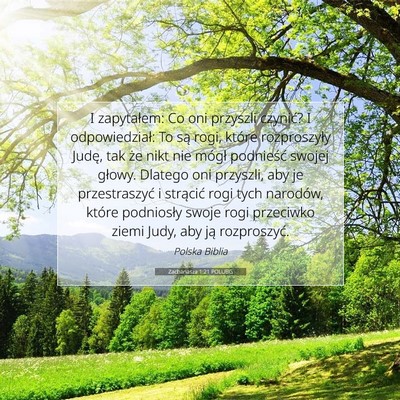 Zachariasza 1:21 Werset Biblijny Wyjaśniony
