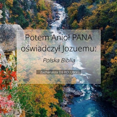 Zachariasza 3:6 POLUBG Obraz Wersetu Biblijnego