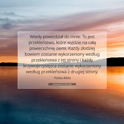 Zachariasza 5:3 POLUBG Obraz Wersetu Biblijnego