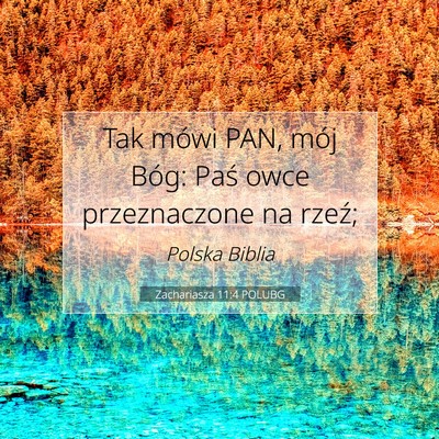 Zachariasza 11:4 POLUBG Obraz Wersetu Biblijnego