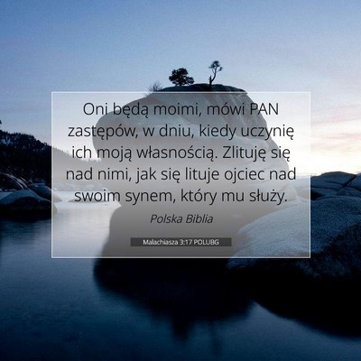 Malachiasza 3:17 POLUBG Obraz Wersetu Biblijnego