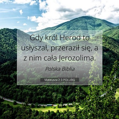 Mateusza 2:3 Werset Biblijny Wyjaśniony