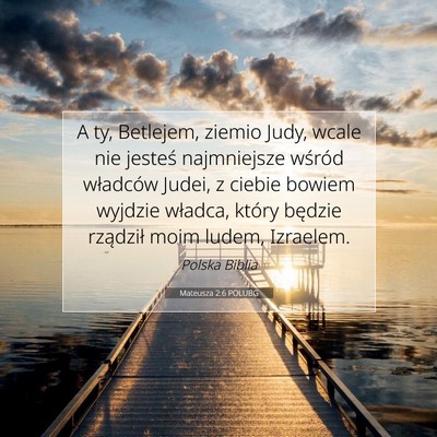 Mateusza 2:6 Werset Biblijny Wyjaśniony