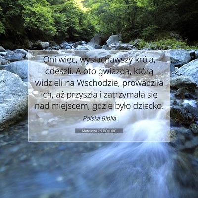 Mateusza 2:9 Werset Biblijny Wyjaśniony