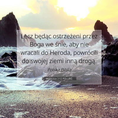 Mateusza 2:12 Werset Biblijny Wyjaśniony