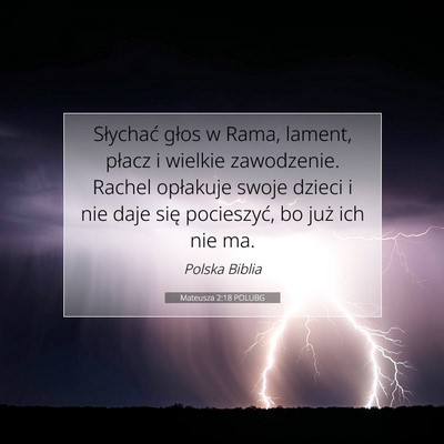Mateusza 2:18 Werset Biblijny Wyjaśniony