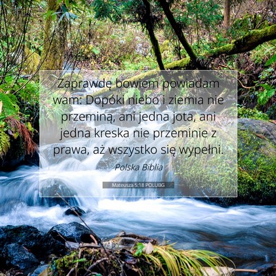 Mateusza 5:18 POLUBG Obraz Wersetu Biblijnego