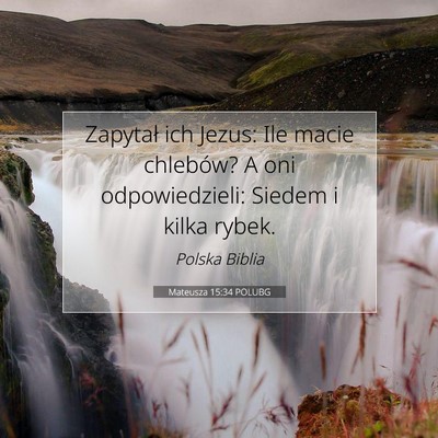 Mateusza 15:34 Werset Biblijny Wyjaśniony