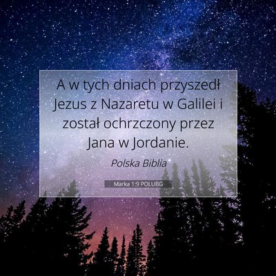 Marka 1:9 POLUBG Obraz Wersetu Biblijnego
