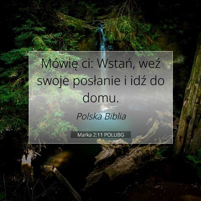 Marka 2:11 POLUBG Obraz Wersetu Biblijnego