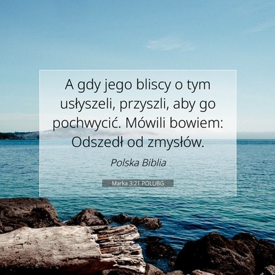 Marka 3:21 POLUBG Obraz Wersetu Biblijnego