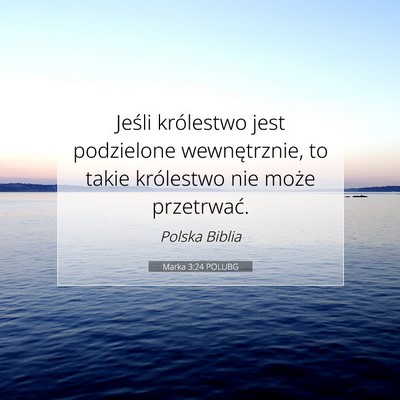 Marka 3:24 Werset Biblijny Wyjaśniony