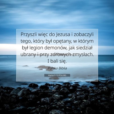 Marka 5:15 POLUBG Obraz Wersetu Biblijnego