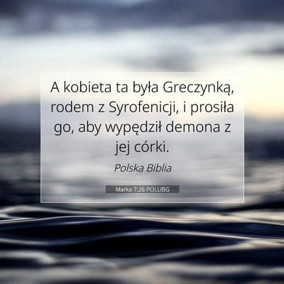 Marka 7:26 POLUBG Obraz Wersetu Biblijnego