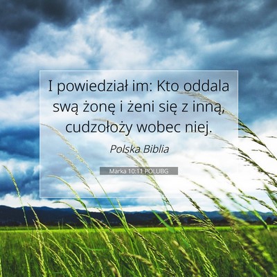 Marka 10:11 Werset Biblijny Wyjaśniony