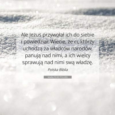 Marka 10:42 Werset Biblijny Wyjaśniony