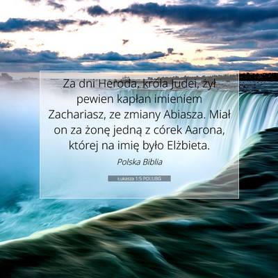 Łukasza 1:5 POLUBG Obraz Wersetu Biblijnego