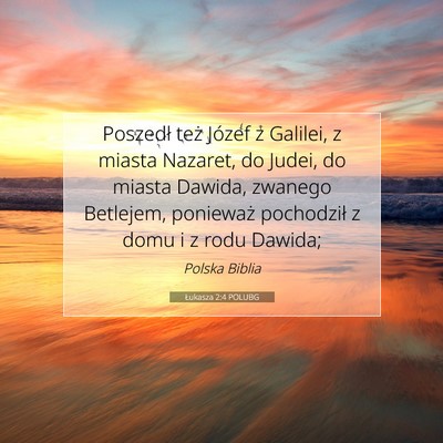 Łukasza 2:4 POLUBG Obraz Wersetu Biblijnego