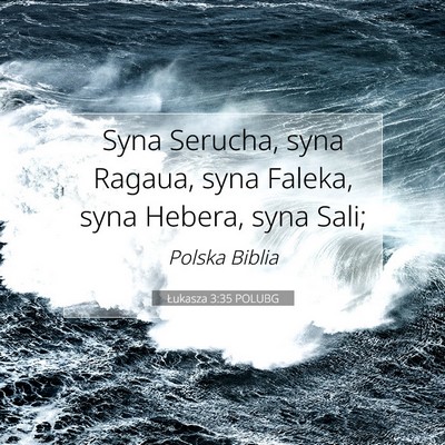 Łukasza 3:35 POLUBG Obraz Wersetu Biblijnego