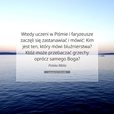 Łukasza 5:21 POLUBG Obraz Wersetu Biblijnego