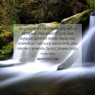 Łukasza 6:22 POLUBG Obraz Wersetu Biblijnego